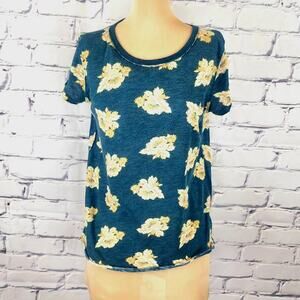 We the free T-Shirt Floral Clare Womens M Fairycore Roses Romantic Casual